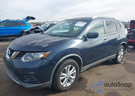 2016 Nissan Rogue S/Sl/Sv z USA, uszkodzony, nr VIN KNMAT2MT7GP698314